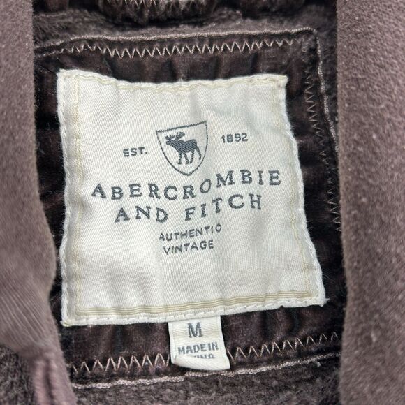 Abercrombie & Fitch Authentic Vintage Pullover Sweatshirt Hoodie Women’s Medium - Picture 4 of 10